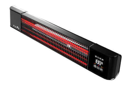 Angled view of the Infrared Pergola Outdoor Heater 2000W